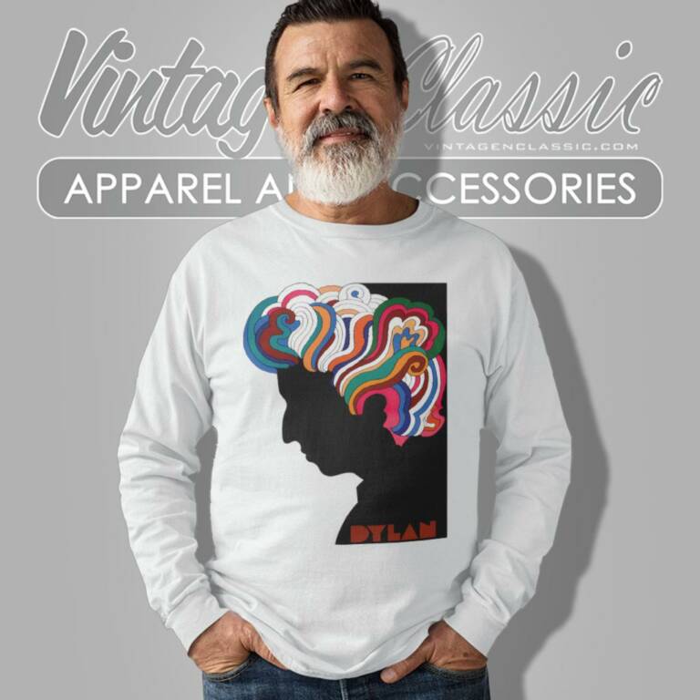 Bob Dylan Milton Glaser Long Sleeve Tee Bob Dylan Milton Glaser Long Sleeve Tee