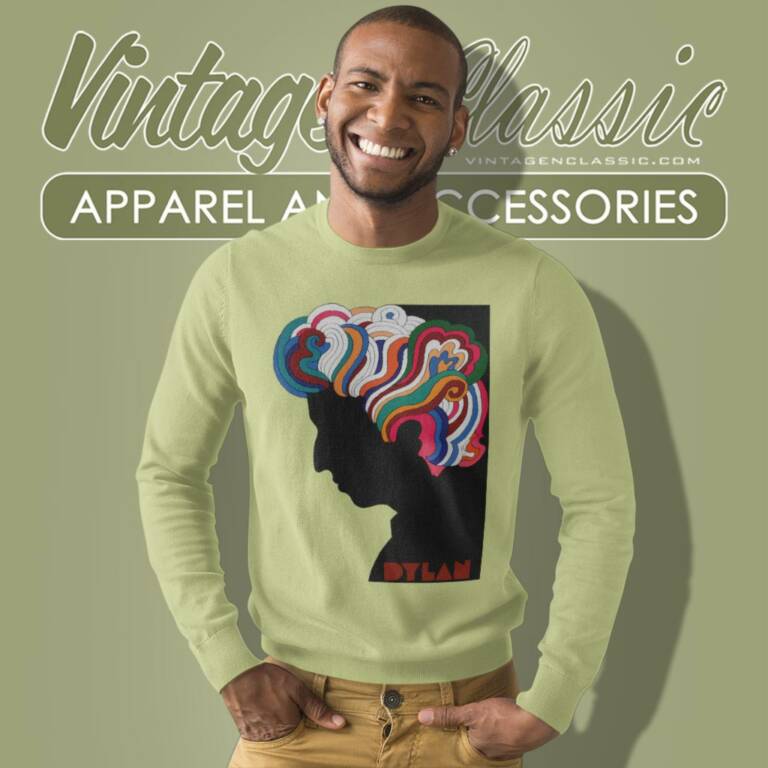 Bob Dylan Milton Glaser Sweatshirt Bob Dylan Milton Glaser Sweatshirt