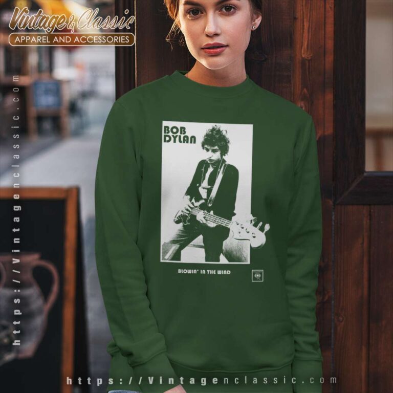 Bob Dylan Official Bass Photo Sweatshirt Bob Dylan Official Bass Photo Sweatshirt