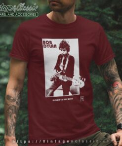 Bob Dylan Official Bass Photo T Shirt