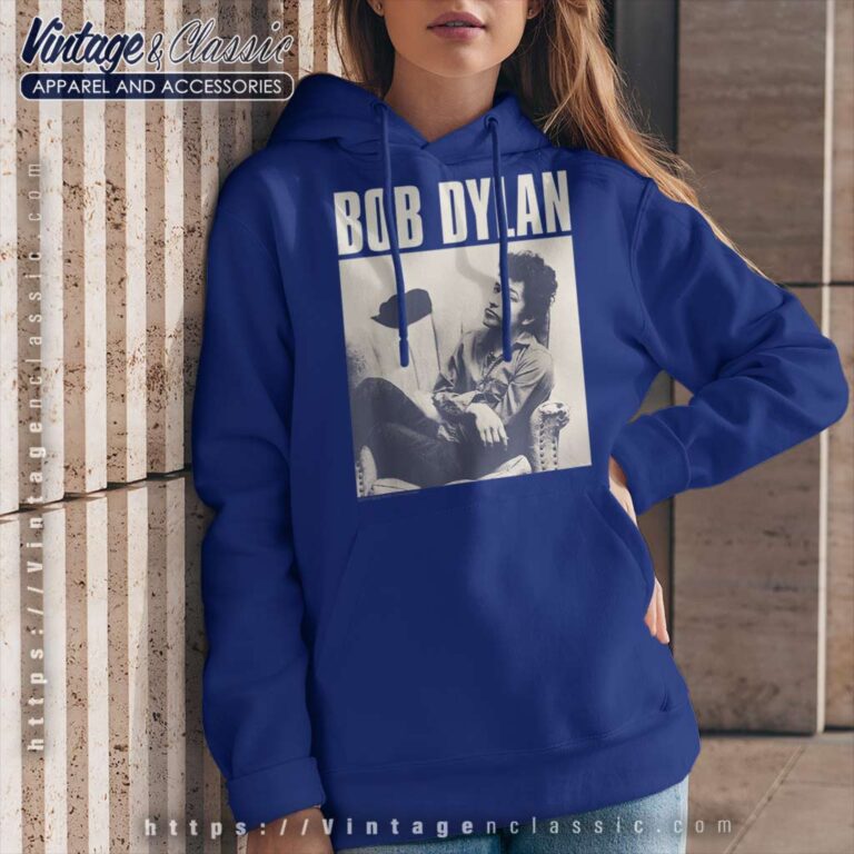 Bob Dylan Official Chair Photo Hoodie Bob Dylan Official Chair Photo Hoodie