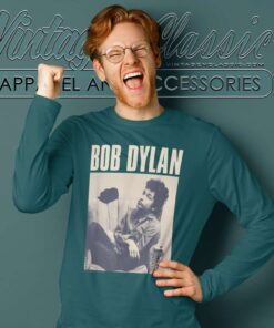 Bob Dylan Official Chair Photo Long Sleeve Tee