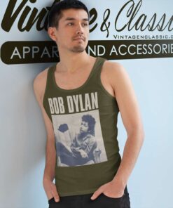 Bob Dylan Official Chair Photo Tank Top Racerback