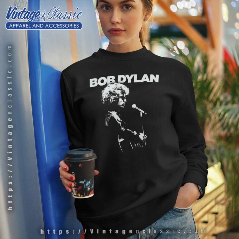 Bob Dylan Official Profile Photo Sweatshirt Bob Dylan Official Profile Photo Sweatshirt