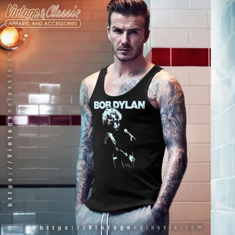 Bob Dylan Official Profile Photo Tank Top Racerback Bob Dylan Official Profile Photo Tank Top Racerback