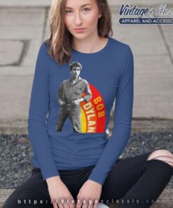 Bob Dylan Official Rainbow Photo Long Sleeve Tee