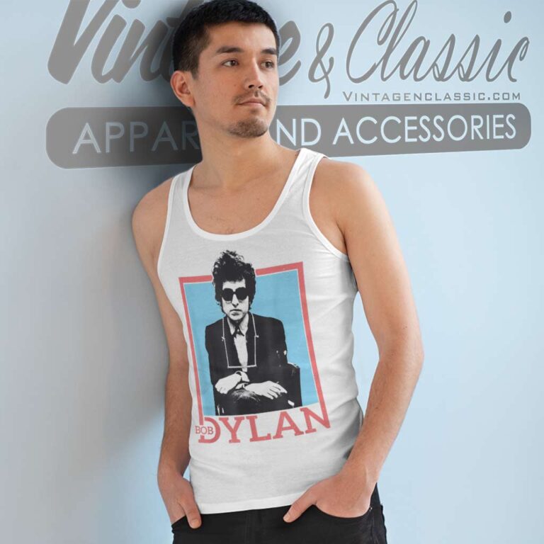 Bob Dylan Officially Licensed Tank Top Racerback Bob Dylan Officially Licensed Tank Top Racerback