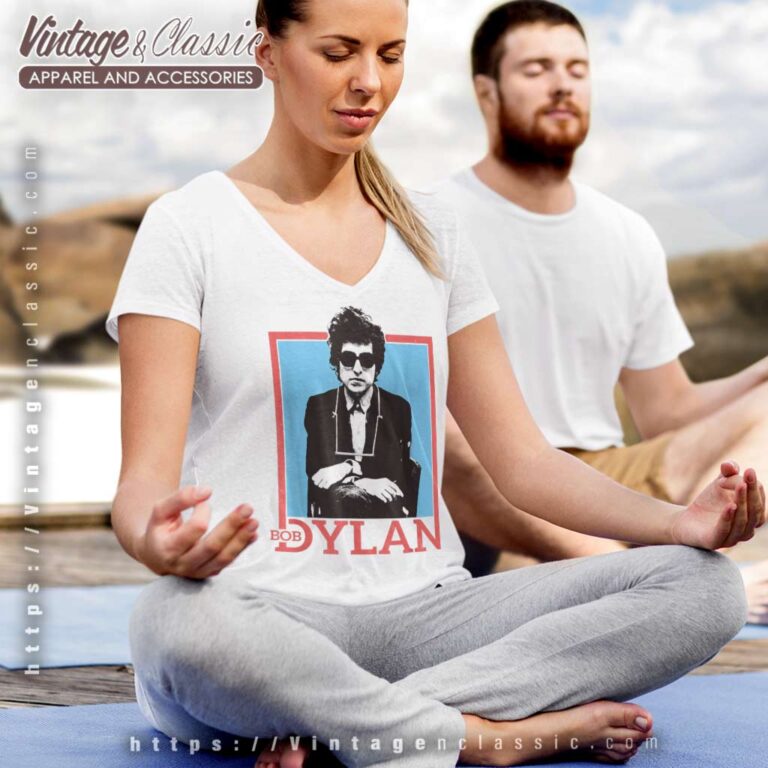 Bob Dylan Officially Licensed V Neck TShirt Bob Dylan Officially Licensed V Neck TShirt