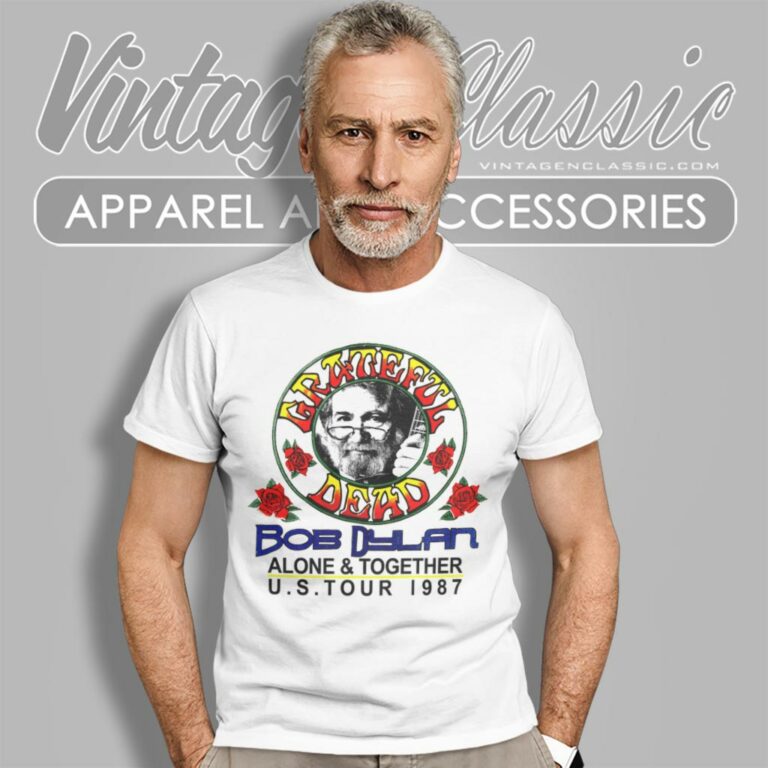Bob Dylan Shirt Grateful Dead Summer Tour T Shirt Bob Dylan Shirt Grateful Dead Summer Tour T Shirt