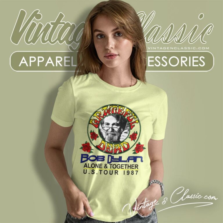 Bob Dylan Shirt Grateful Dead Summer Tour Women T Shirt Bob Dylan Shirt Grateful Dead Summer Tour Women T Shirt