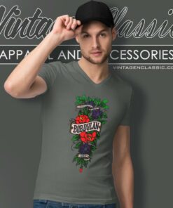 Bob Dylan Shirt Ticket 1988 Rare Tour V Neck TShirt