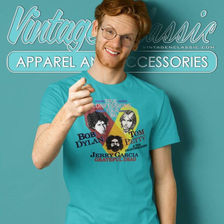 Bob Dylan Shirt True Confessions Tour 86 T Shirt Bob Dylan Shirt True Confessions Tour 86 T Shirt