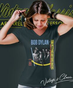 Bob Dylan Shirt True Confessions Tour V Neck TShirt