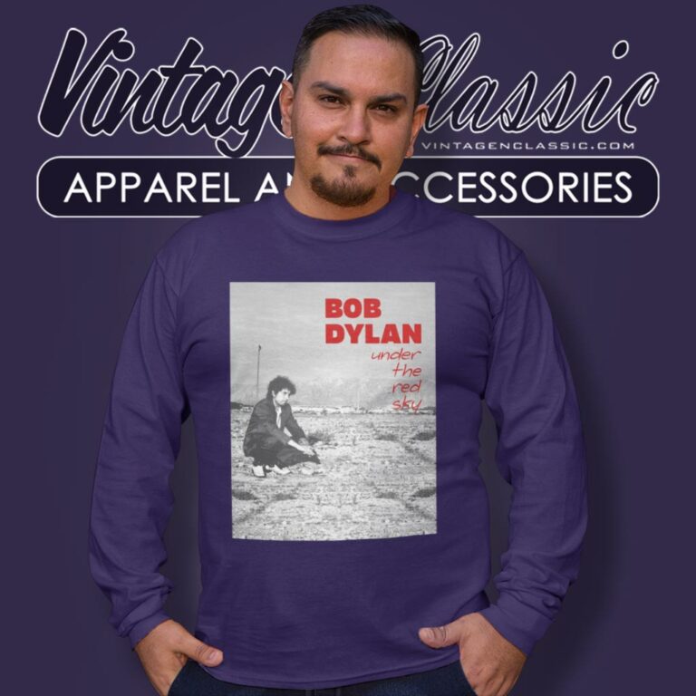 Bob Dylan Shirt Under The Red Sky Long Sleeve Tee Bob Dylan Shirt Under The Red Sky Long Sleeve Tee