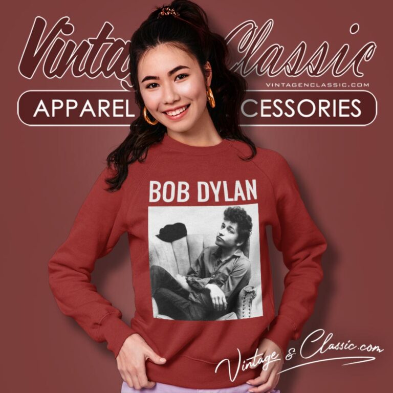 Bob Dylan Sitting Sweatshirt Bob Dylan Sitting Sweatshirt
