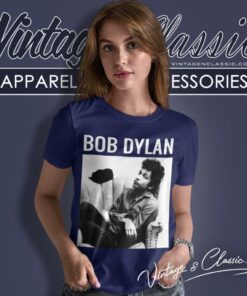 Bob Dylan Sitting Women T Shirt
