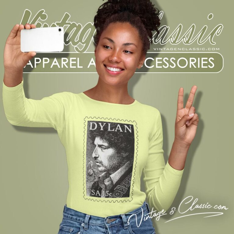 Bob Dylan Stamp Long Sleeve Tee Bob Dylan Stamp Long Sleeve Tee
