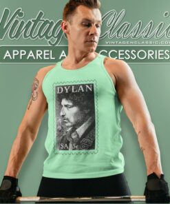 Bob Dylan Stamp Tank Top Racerback