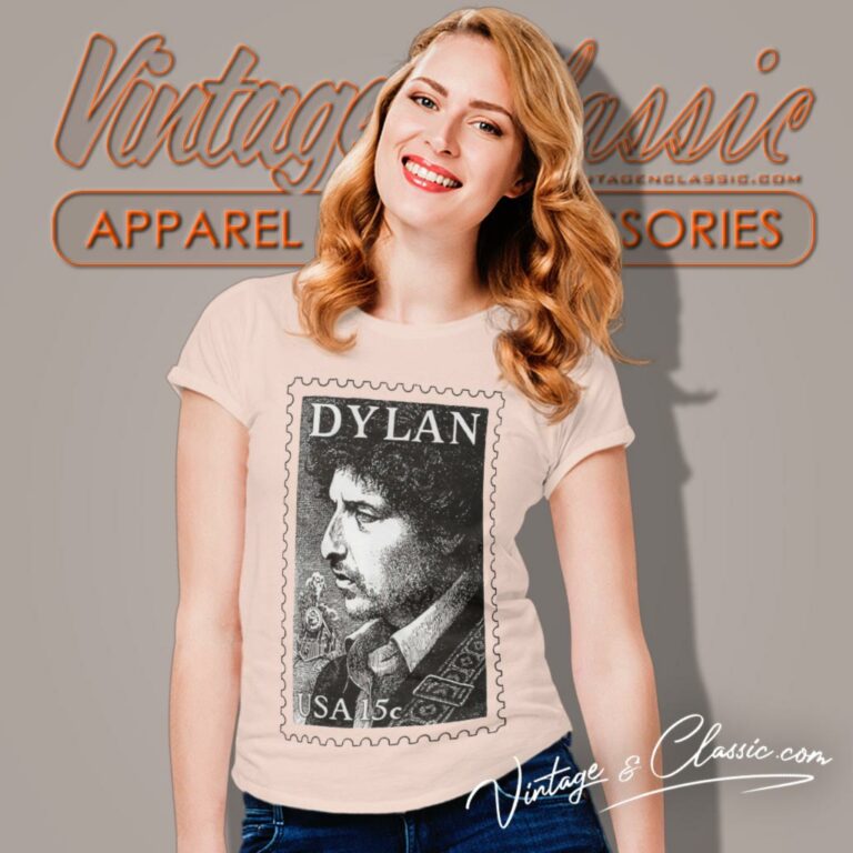 Bob Dylan Stamp Women T Shirt Bob Dylan Stamp Women T Shirt