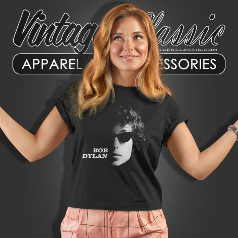 Bob Dylan Sunglasses Women T Shirt Bob Dylan Sunglasses Women T Shirt