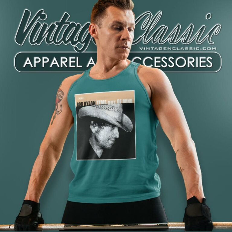 Bob Dylan Time Out Of Mind Tank Top Racerback Bob Dylan Time Out Of Mind Tank Top Racerback