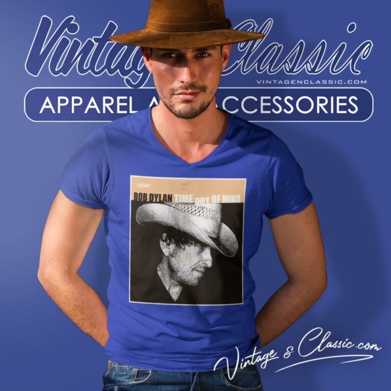 Bob Dylan Time Out Of Mind V Neck TShirt Bob Dylan Time Out Of Mind V Neck TShirt