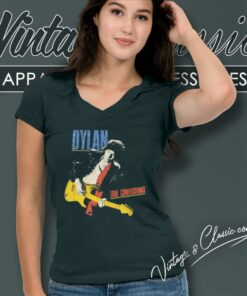Bob Dylan True Confessions Tour V Neck TShirt