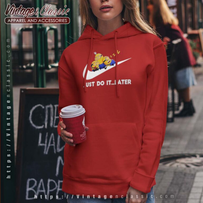 Bob Kevin Dave Just Do It Later Hoodie Women Bob Kevin Dave Just Do It Later Hoodie Women