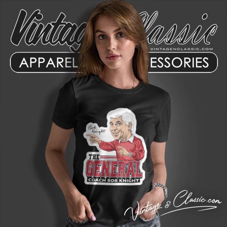 Bob Knight Caricature Women TShirt Bob Knight Caricature Women TShirt