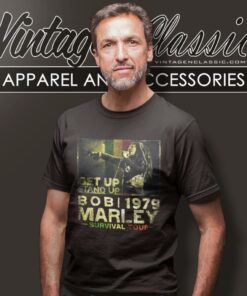 Bob Marley 1979 Survival Tour T Shirt
