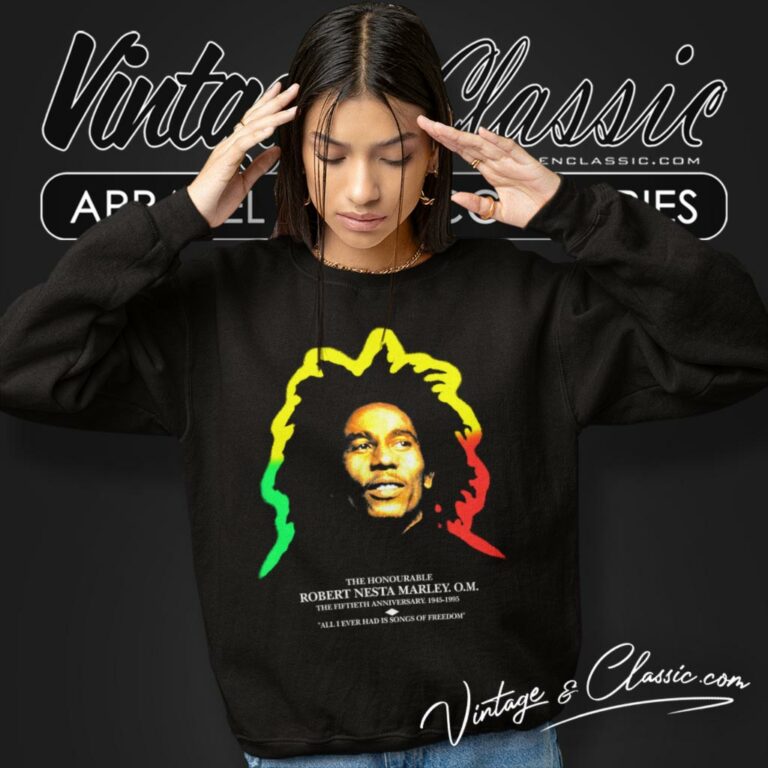 Bob Marley 50th Anniversary Sweatshirt Bob Marley 50th Anniversary Sweatshirt