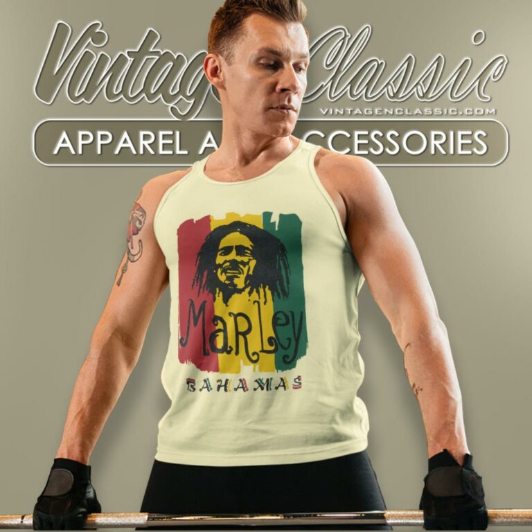 Bob Marley Bahamas Tank Top Racerback Bob Marley Bahamas Tank Top Racerback