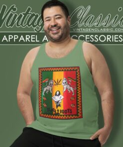 Bob Marley Black Root Tank Top Racerback