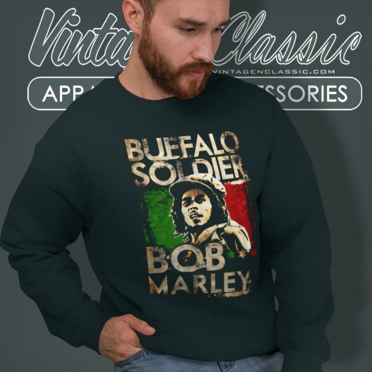 Bob Marley Buffalo Soldier Sweatshirt Bob Marley Buffalo Soldier Sweatshirt