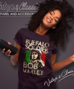 Bob Marley Buffalo Soldier Women T Shirt