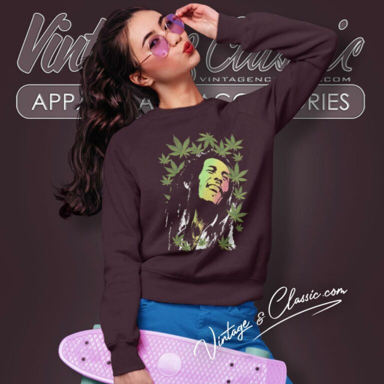 Bob Marley Cannabis Sweatshirt Bob Marley Cannabis Sweatshirt