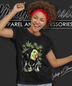 Bob Marley Cannabis Women T Shirt
