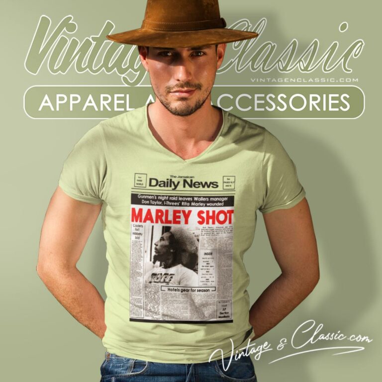 Bob Marley Daily New V Neck TShirt Bob Marley Daily New V Neck TShirt