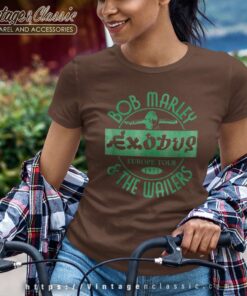 Bob Marley Exodus Europe Tour 1977 Women TShirt