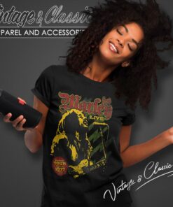 Bob Marley Exodus Tour 1977 Women T Shirt