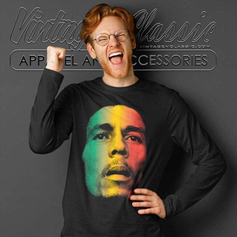 Bob Marley Face Long Sleeve Tee Bob Marley Face Long Sleeve Tee
