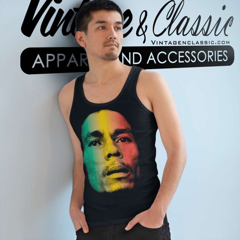 Bob Marley Face Tank Top Racerback Bob Marley Face Tank Top Racerback