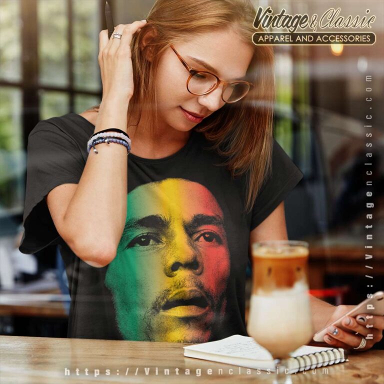 Bob Marley Face Women TShirt Bob Marley Face Women TShirt