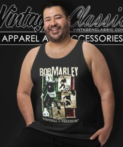Bob Marley Football Is Freedom Tank Top Racerback