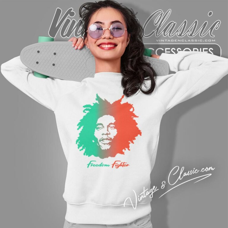 Bob Marley Freedom Fighter Sweatshirt Bob Marley Freedom Fighter Sweatshirt