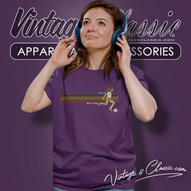 Bob Marley Jammin Soccer Women T Shirt Bob Marley Jammin Soccer Women T Shirt