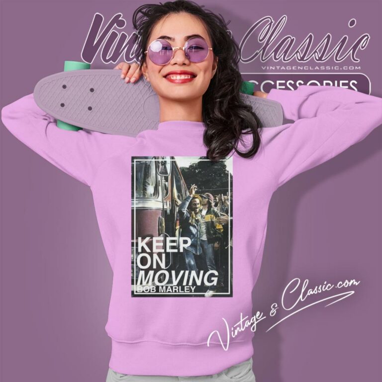 Bob Marley Keep On Moving Sweatshirt Bob Marley Keep On Moving Sweatshirt