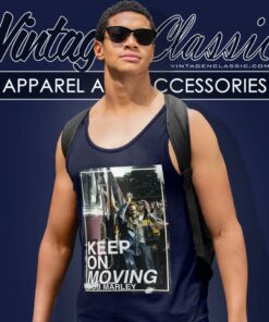 Bob Marley Keep On Moving Tank Top Racerback
