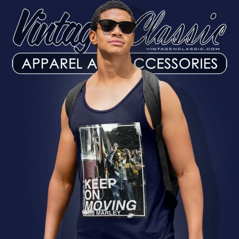 Bob Marley Keep On Moving Tank Top Racerback Bob Marley Keep On Moving Tank Top Racerback
