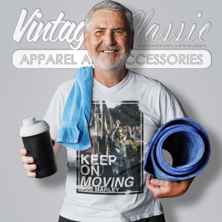 Bob Marley Keep On Moving V Neck TShirt Bob Marley Keep On Moving V Neck TShirt